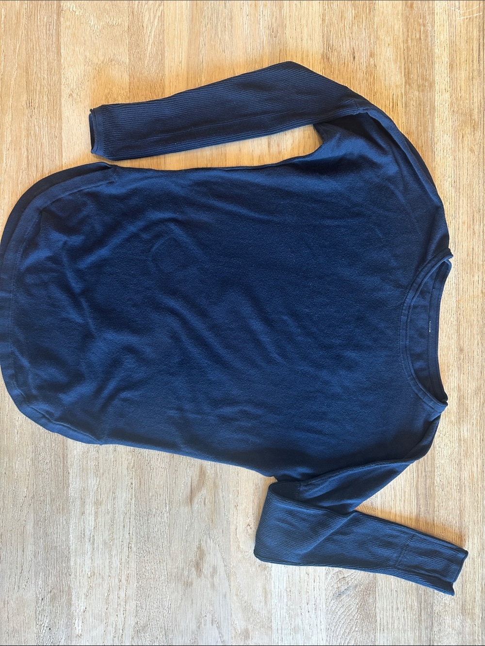 Lululemon True Navy Take It All In Knit Sweater Sz 6